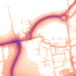 Daytime road noise heatmap for EN9 1BZ