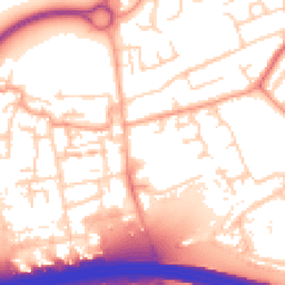 Daytime road noise heatmap for EN9 1DA