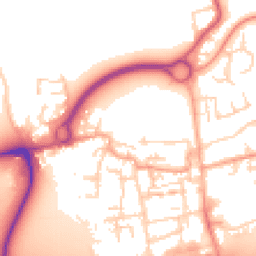 Daytime road noise heatmap for EN9 1DJ