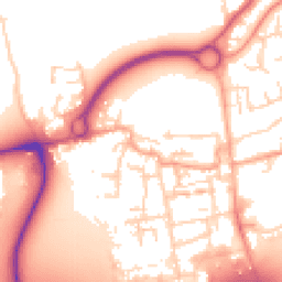 Daytime road noise heatmap for EN9 1DX