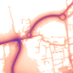 Daytime road noise heatmap for EN9 1DZ