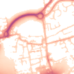Daytime road noise heatmap for EN9 1EQ
