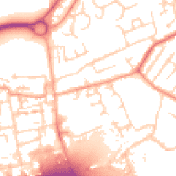 Daytime road noise heatmap for EN9 1FA
