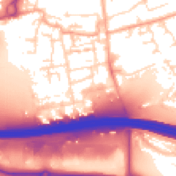 Daytime road noise heatmap for EN9 1FE