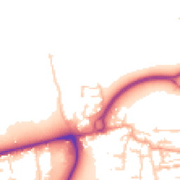 Daytime road noise heatmap for EN9 1JE
