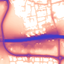 Daytime road noise heatmap for EN9 1JH
