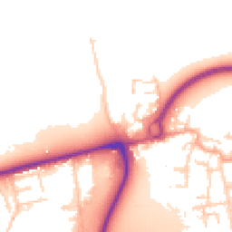 Daytime road noise heatmap for EN9 1JJ