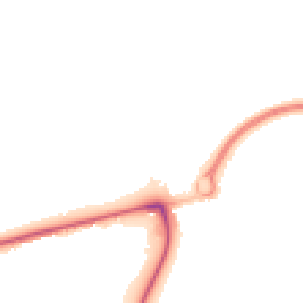 Night-time road noise heatmap for EN9 1JR