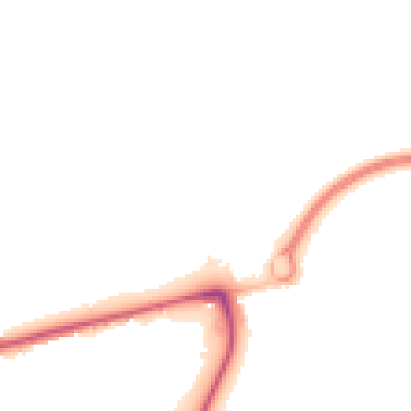 Night-time road noise heatmap for EN9 1JS