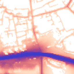 Daytime road noise heatmap for EN9 1NU