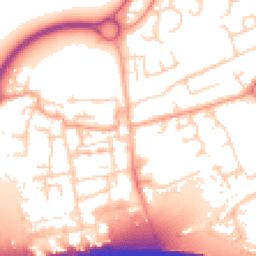 Daytime road noise heatmap for EN9 1PQ