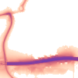 Night-time road noise heatmap for EN9 1RT