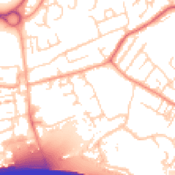 Daytime road noise heatmap for EN9 1SF