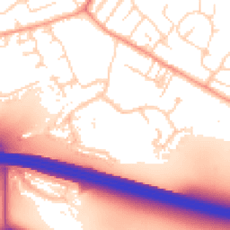 Daytime road noise heatmap for EN9 1ST