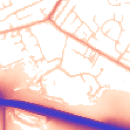 Daytime road noise heatmap for EN9 1TT