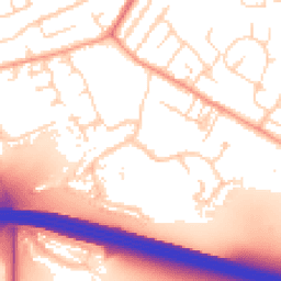 Daytime road noise heatmap for EN9 1TU
