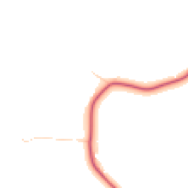 Daytime road noise heatmap for EN9 2EF