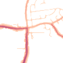 Daytime road noise heatmap for EN9 2HP