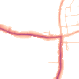 Daytime road noise heatmap for EN9 2HU