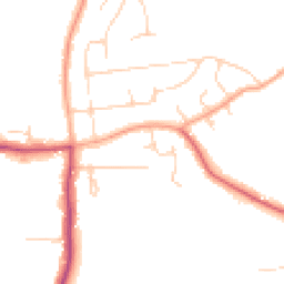 Daytime road noise heatmap for EN9 2LA