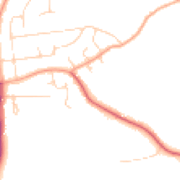 Daytime road noise heatmap for EN9 2LQ