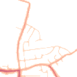 Daytime road noise heatmap for EN9 2NU