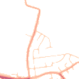 Daytime road noise heatmap for EN9 2NZ