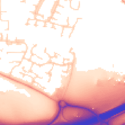 Daytime road noise heatmap for EN9 3AF