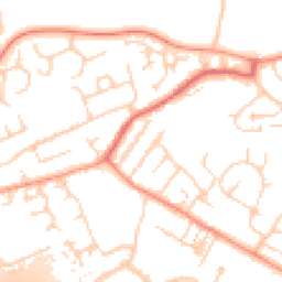 Daytime road noise heatmap for EN9 3AL