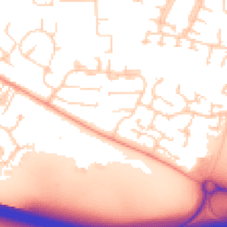 Daytime road noise heatmap for EN9 3DN