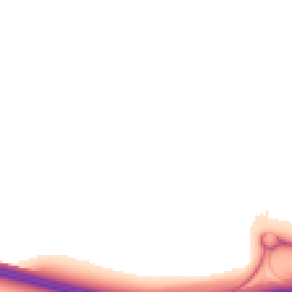 Night-time road noise heatmap for EN9 3DN