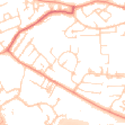 Daytime road noise heatmap for EN9 3EP