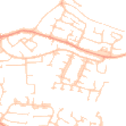 Daytime road noise heatmap for EN9 3HA
