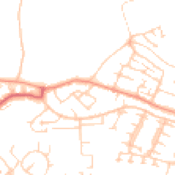 Daytime road noise heatmap for EN9 3NH