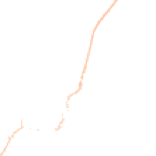 Night-time road noise heatmap for EX11 1DS