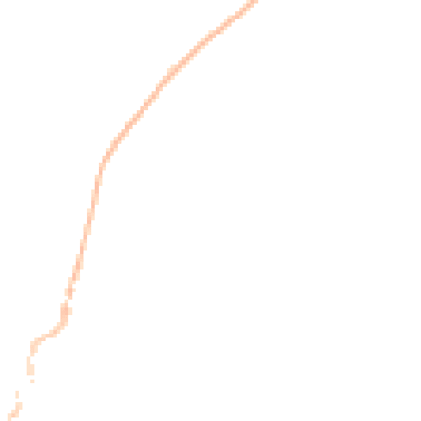 Night-time road noise heatmap for EX11 1EL