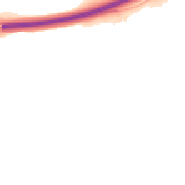 Night-time road noise heatmap for EX11 1ND