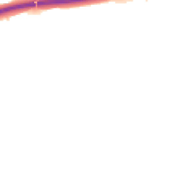 Night-time road noise heatmap for EX11 1NF