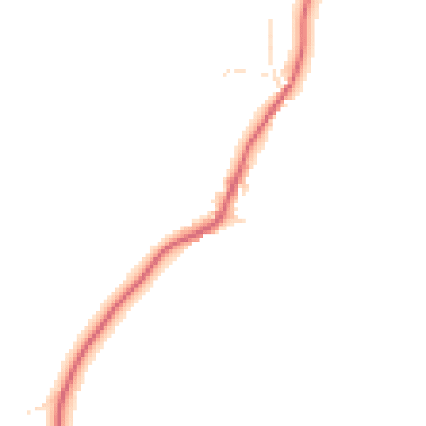 Daytime road noise heatmap for EX11 1NZ
