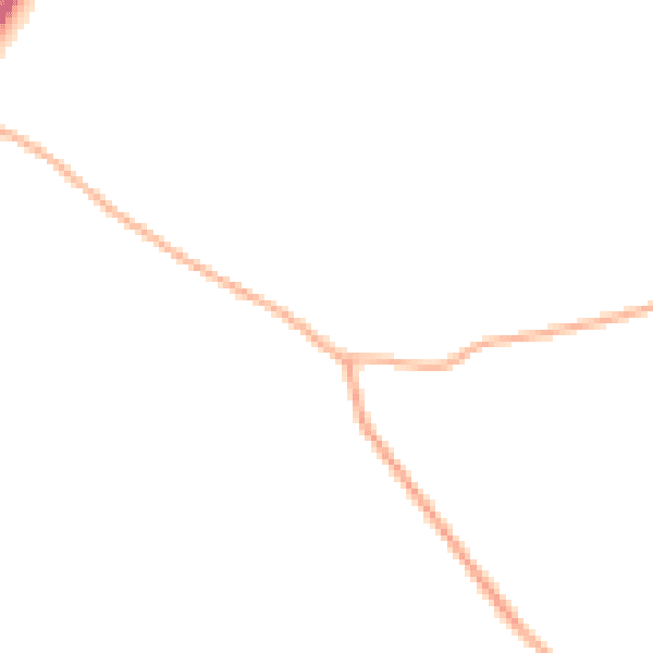 Daytime road noise heatmap for EX11 1SG