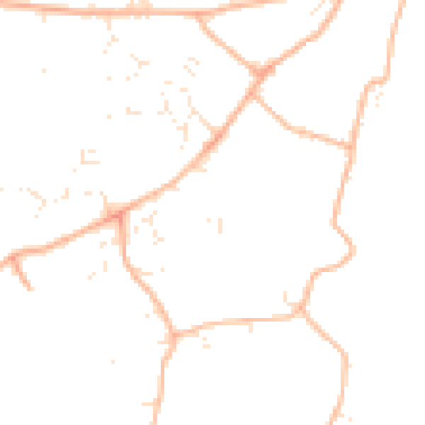 Daytime road noise heatmap for EX11 1TW