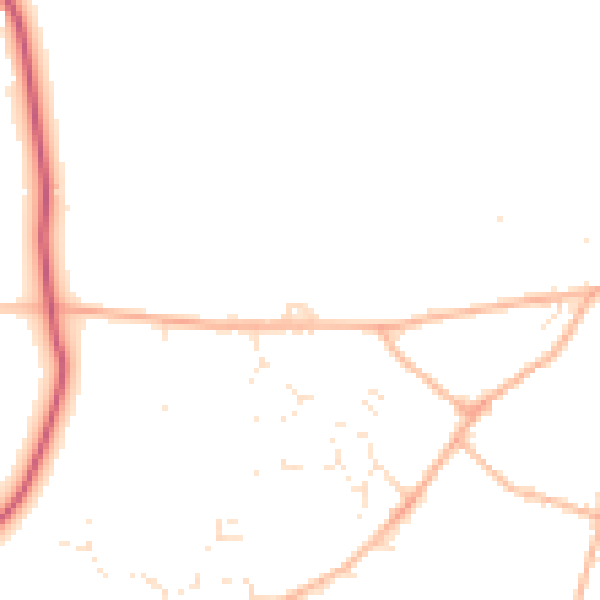 Daytime road noise heatmap for EX11 1UT