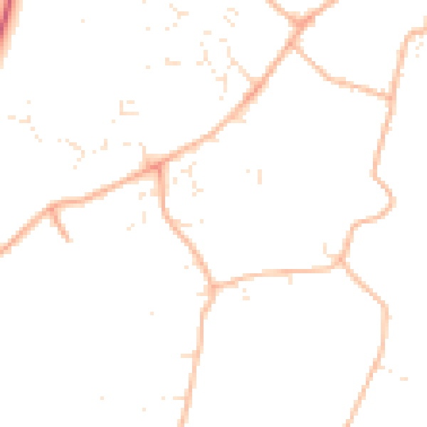 Daytime road noise heatmap for EX11 1XB