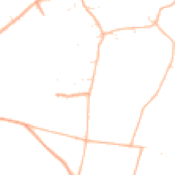 Daytime road noise heatmap for EX11 1XJ