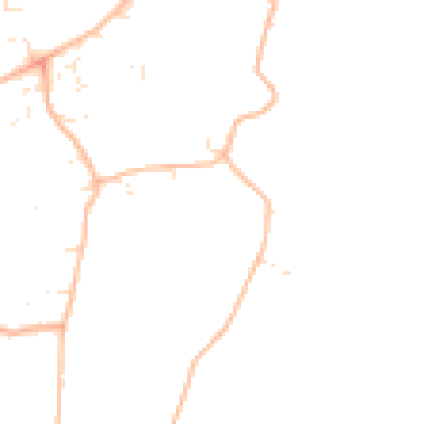 Daytime road noise heatmap for EX11 1XL
