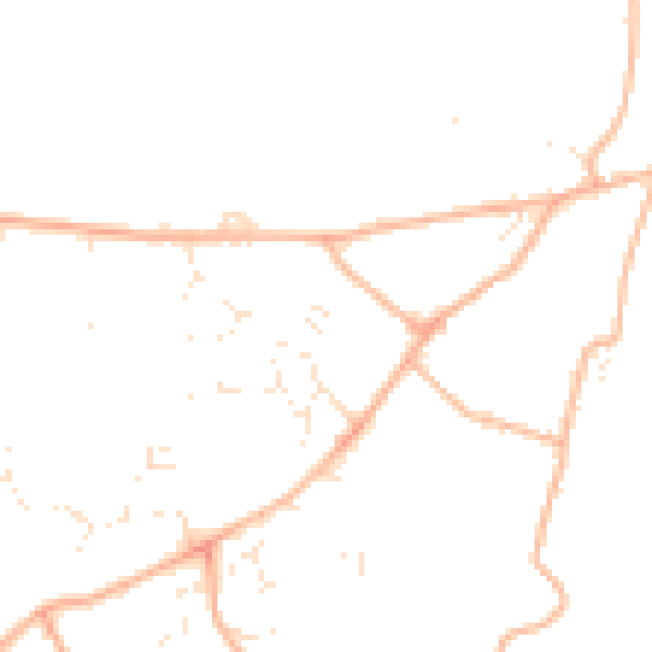Daytime road noise heatmap for EX11 1YE