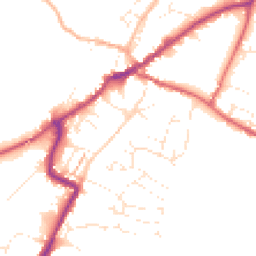 Daytime road noise heatmap for EX13 5AE