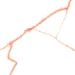 Night-time road noise heatmap for EX13 5AS