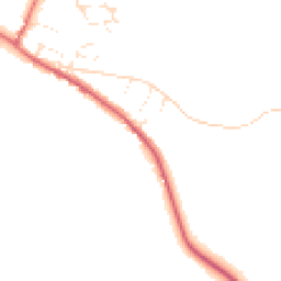 Daytime road noise heatmap for EX13 5BJ