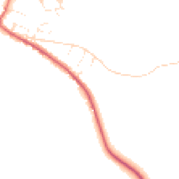 Daytime road noise heatmap for EX13 5BL